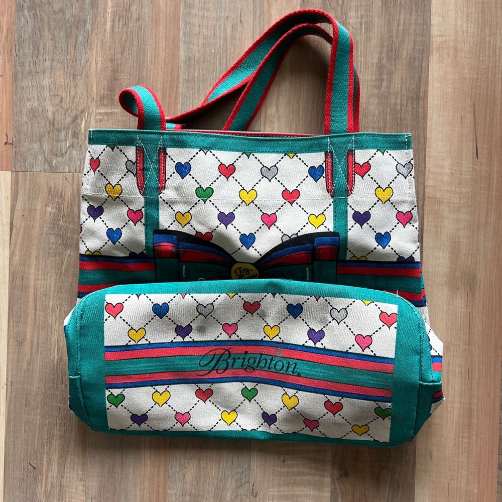 Brighton Multicolor Heart Tote Bag - Picture 4 of 9